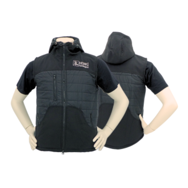Hebr Hundefrervest Sort