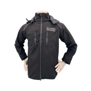 Hebr Sort Softshell Jakke