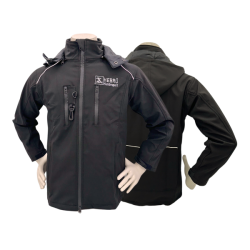 Hebr Sort Softshell Jakke