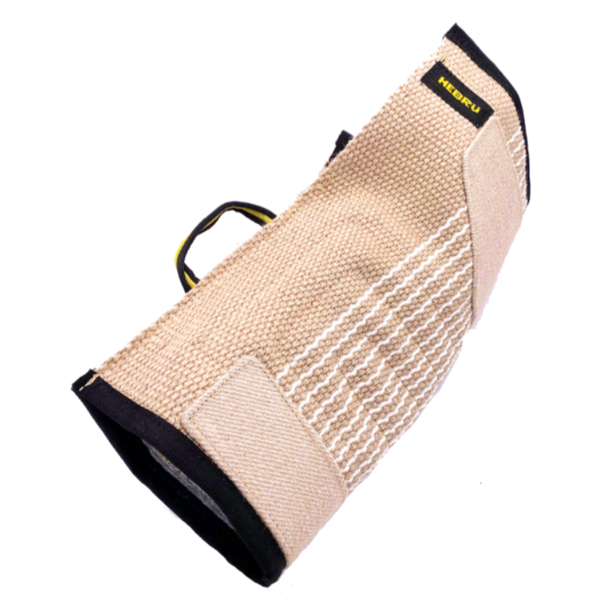 Overtrk med bidehjlpere - bekldt med jute