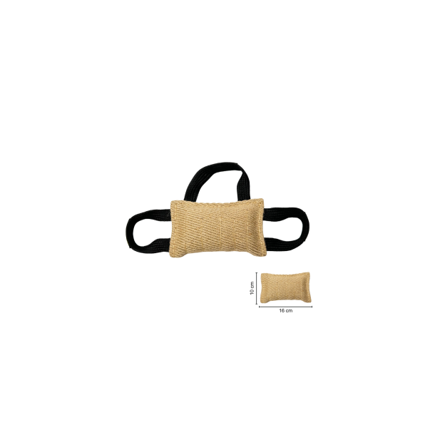 Lille bidepude med 3 hndtag.16x10cm