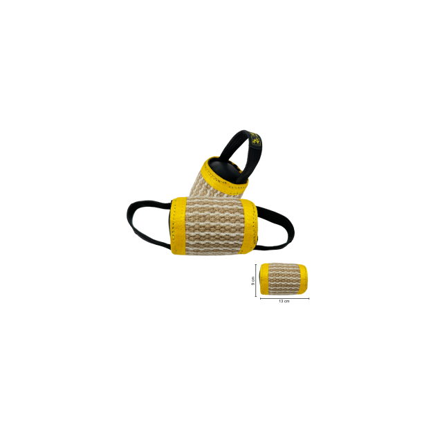 Jute apportrulle med 2 h�ndtag