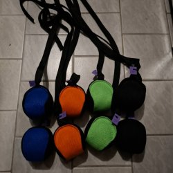 Bold i ringostof med line. � ca 8cm