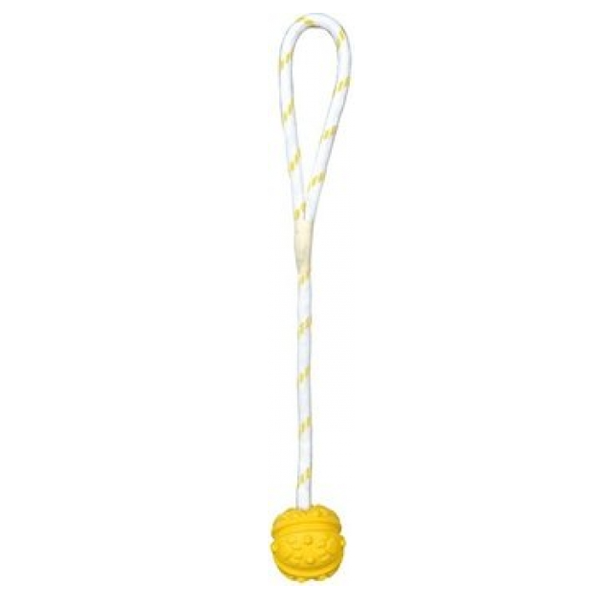 Lille gummibold med reb. (Small)