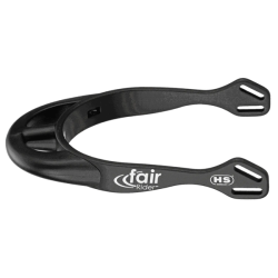 FairRider sporer - aluminium, 20mm sort/sort rund