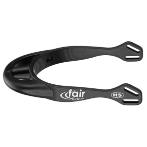 FairRider sporer - aluminium, 20mm sort/sort rund