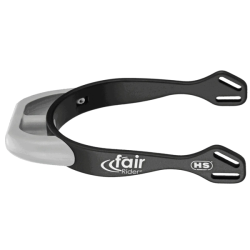 FairRider sporer - aluminium, 20mm sort/slv flad