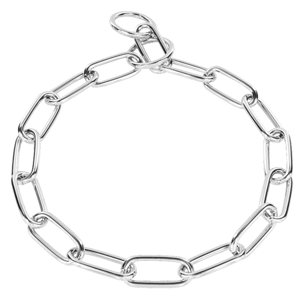 Kdehalsbnd 4,00mm - forkromet