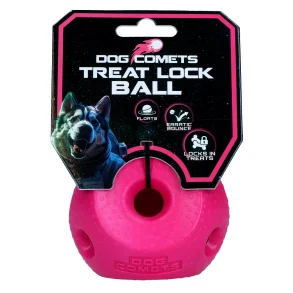  Dog Comets Treat Lock Ball Pink 