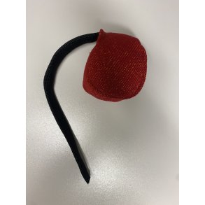 Bold i ringostof med line.  ca 8cm