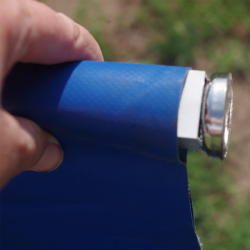 Transportabelt flugtspring med magnetisk trinls hjdejustering.(Bestillingsvarer)