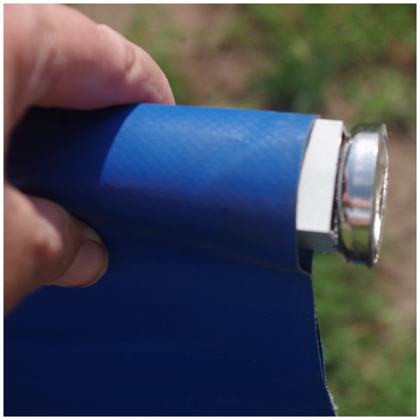 Transportabelt flugtspring med magnetisk trinls hjdejustering.(Bestillingsvarer)