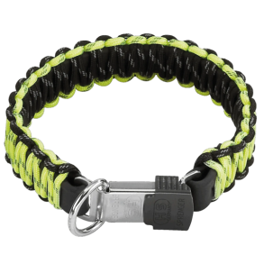 Paracord halsbnd - Neongul