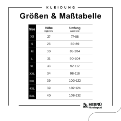 Hebr Trningsforklde Sort/Hvid