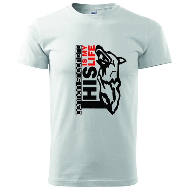 T-shirt - model German Shepherd This is my life (Unisex)